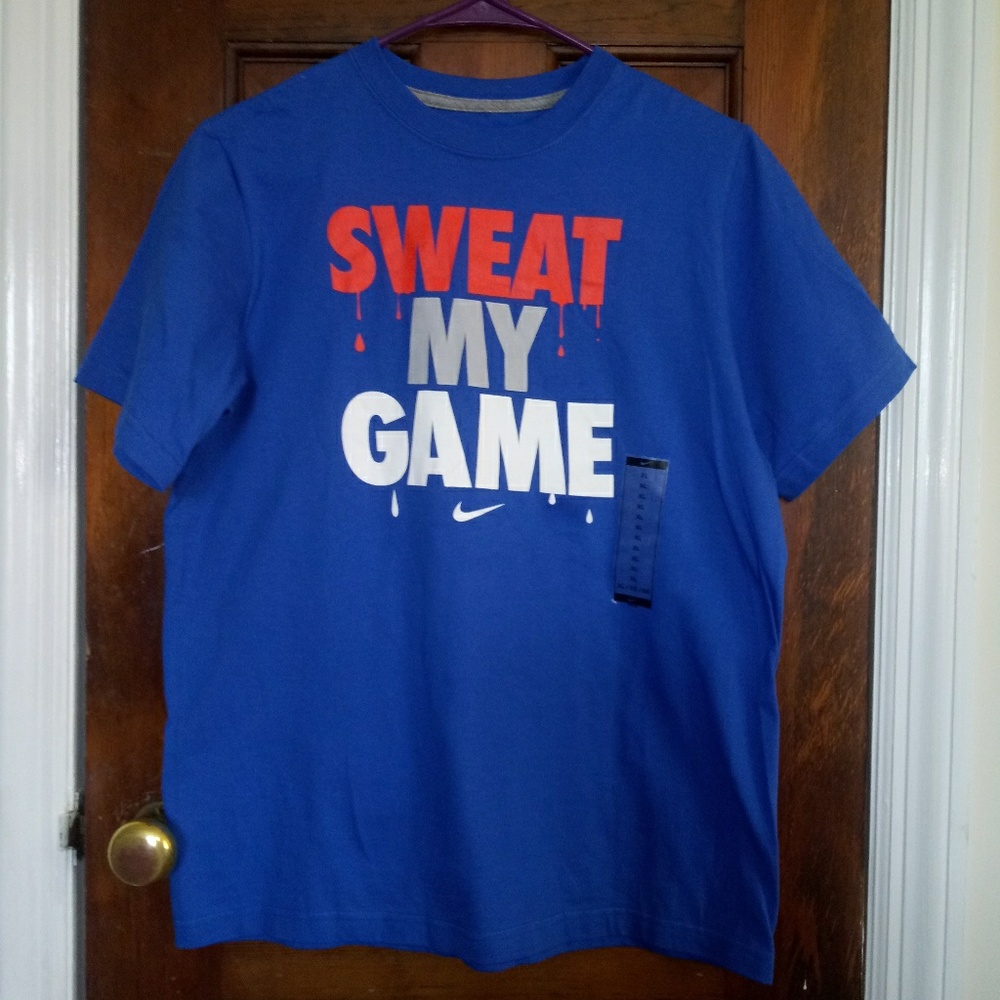 NWT Nike sweat my game tee